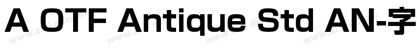 A OTF Antique Std AN字体转换
